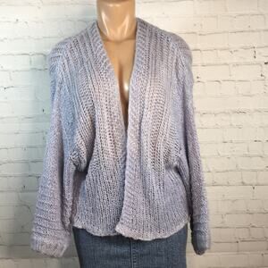 Wild Fable Lavender Open Front Fuzzy Cardigan Sweater Women's‎ Size Medium